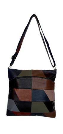 Geanta Dama Piele Naturala Multicolor Evelina G04536 [3]