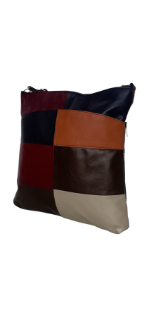 Genti De Dama - Geanta Dama Piele Naturala Multicolor Evelina G04589