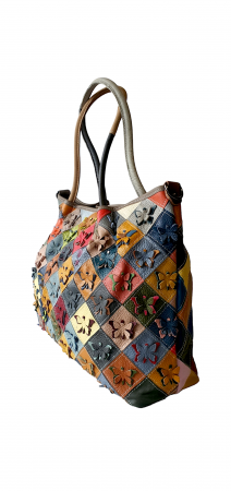 Geanta Dama Piele Naturala Multicolor Ivanna G03550 [2]