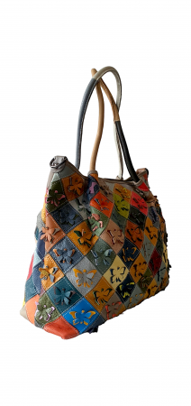 Geanta Dama Piele Naturala Multicolor Ivanna G03550 [1]