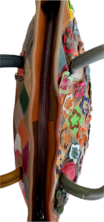 Geanta Dama Piele Naturala Multicolor Ivanna G04562 [4]