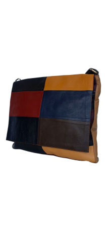 Geanta Dama Piele Naturala Multicolor Mirela G04510 [2]