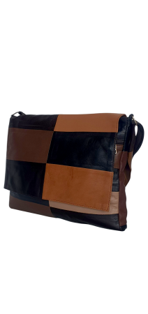 Genti De Dama - Geanta Dama Piele Naturala Multicolor Mirela G04556