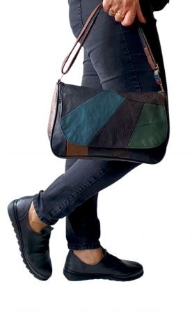 Geanta Dama Piele Naturala Multicolora Ada G04340 [6]