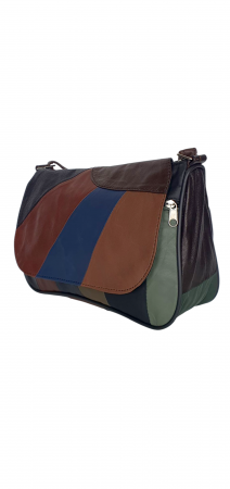 Genti De Dama - Geanta Dama Piele Naturala Multicolora Ada G04342