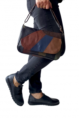 Geanta Dama Piele Naturala Multicolora Ada G04342 [6]