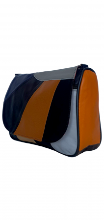 Genti De Dama - Geanta Dama Piele Naturala Multicolora Ada G04365