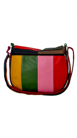Geanta Dama Piele Naturala Multicolora Adriana G04157 [3]