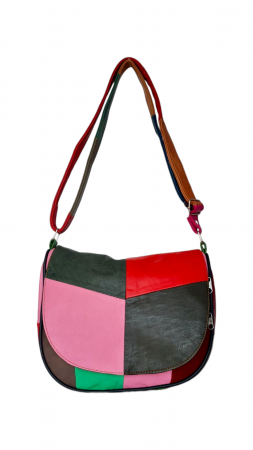 Geanta Dama Piele Naturala Multicolora Adriana G04157 [4]