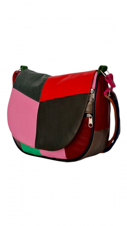 Geanta Dama Piele Naturala Multicolora Adriana G04157 [2]