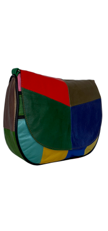 Geanta Dama Piele Naturala Multicolora Adriana G04492 [2]