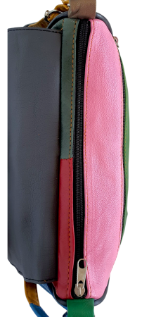 Geanta Dama Piele Naturala Multicolora Adriana G04492 [5]