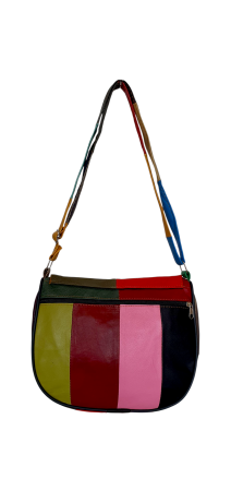 Geanta Dama Piele Naturala Multicolora Adriana G04492 [3]