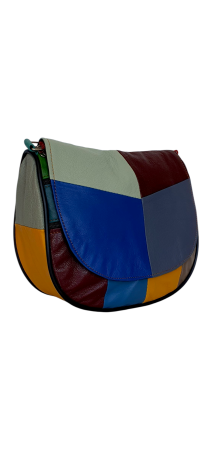 Geanta Dama Piele Naturala Multicolora Adriana G04493 [2]