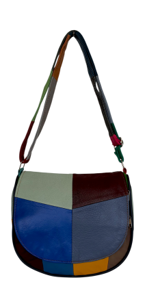 Geanta Dama Piele Naturala Multicolora Adriana G04493 [1]