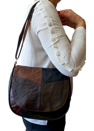 Geanta Dama Piele Naturala Multicolora Adriana G04495 [6]