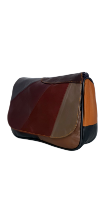 Genti De Dama - Geanta Dama Piele Naturala Multicolora Caro G04644