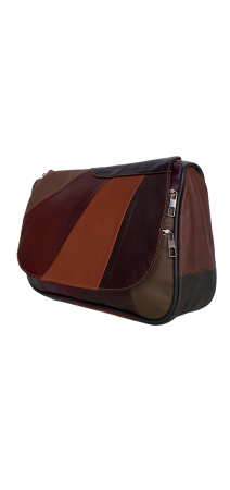 Genti De Dama - Geanta Dama Piele Naturala Multicolora Caro G04646