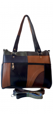 Genti De Dama - Geanta Dama Piele Naturala Multicolora Dorina G03875