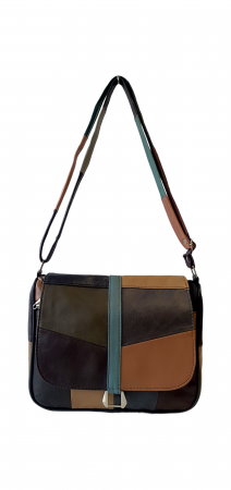 Geanta Dama Piele Naturala Multicolora Emi G03830 [1]
