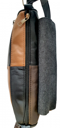 Geanta Dama Piele Naturala Multicolora Emi G03830 [4]