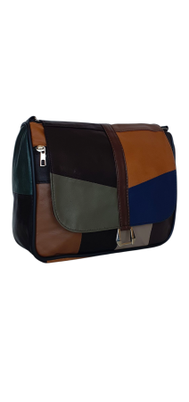 Geanta Dama Piele Naturala Multicolora Emi G04514 [2]