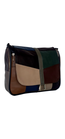 Geanta Dama Piele Naturala Multicolora Emi G04517 [2]