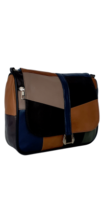 Geanta Dama Piele Naturala Multicolora Emi G04531 [2]