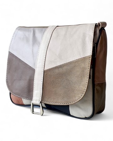 Genti De Dama - Geanta Dama Piele Naturala Multicolora Emi G04763