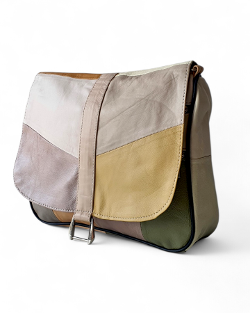 Genti De Dama - Geanta Dama Piele Naturala Multicolora Emi G04765