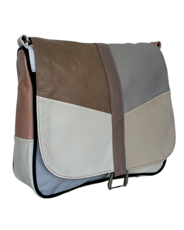 Genti De Dama - Geanta Dama Piele Naturala Multicolora Emi G04812