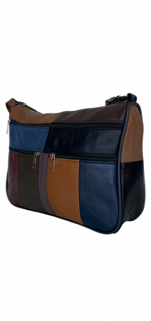 Genti De Dama - Geanta Dama Piele Naturala Multicolora Ero G04378
