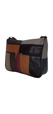 Genti De Dama - Geanta Dama Piele Naturala Multicolora Ero G04604