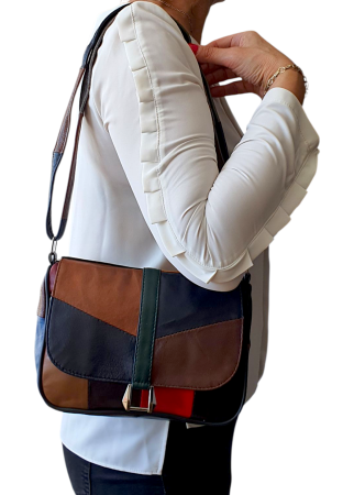 Geanta Dama Piele Naturala Multicolora Kendra G04525 [6]
