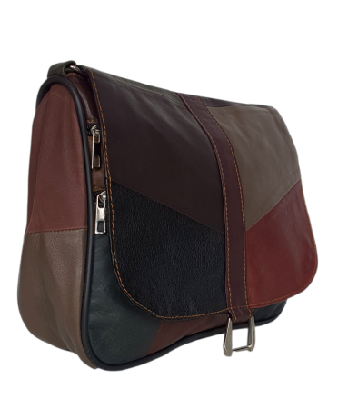 Genti De Dama - Geanta Dama Piele Naturala Multicolora Emi G04655