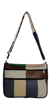 Geanta Dama Piele Naturala Multicolora Magda G04520 [3]