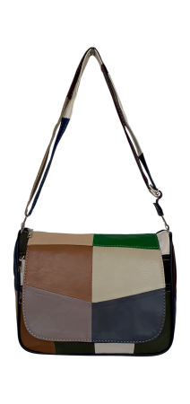 Geanta Dama Piele Naturala Multicolora Magda G04520 [1]
