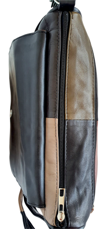 Geanta Dama Piele Naturala Multicolora Magda G04521 [5]