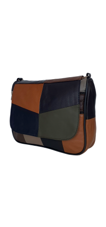 Genti De Dama - Geanta Dama Piele Naturala Multicolora Magda G04522