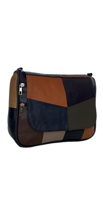 Geanta Dama Piele Naturala Multicolora Magda G04522 [2]