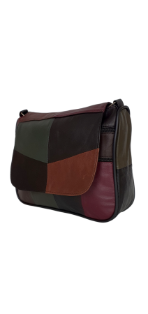 Genti De Dama - Geanta Dama Piele Naturala Multicolora Magda G04610