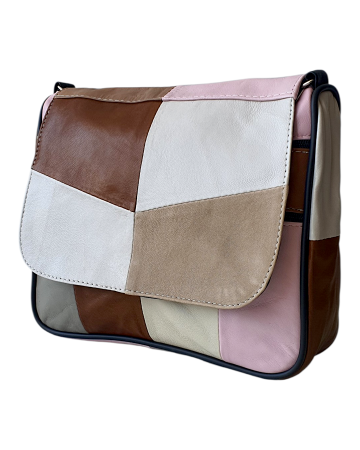 Genti De Dama - Geanta Dama Piele Naturala Multicolora Magda G04781