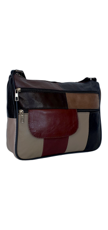 Geanta Dama Piele Naturala Multicolora Ruxandra G04532 [2]