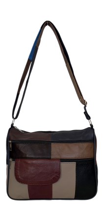Geanta Dama Piele Naturala Multicolora Ruxandra G04532 [1]