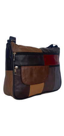 Geanta Dama Piele Naturala Multicolora Ruxandra G04551 [2]