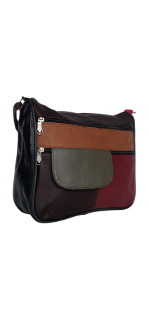 Genti De Dama - Geanta Dama Piele Naturala Multicolora Ruxandra G04629