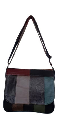 Geanta Dama Piele Naturala Multicolora Svetlana G04468 [1]
