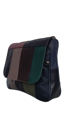 Genti De Dama - Geanta Dama Piele Naturala Multicolora Svetlana G04468