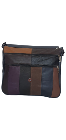 Geanta Dama Piele Naturala Multicolora Svetlana G04471 [4]