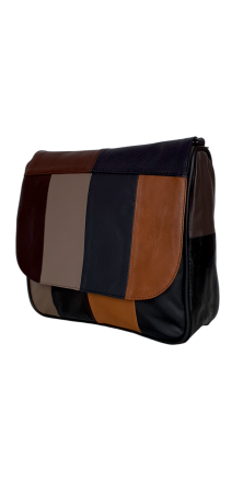 Genti De Dama - Geanta Dama Piele Naturala Multicolora Svetlana G04606